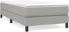 vidaXL Polsterbett, Stoff, 25,0 cm, Hellgrau, 80x200 cm, mit Lattenrost, Schwarz Bild 4