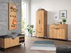 Garderobe Wildeiche massivum Sydney Wandgarderobe mit Ablage 35x107x20 cm Flurpaneel Massivholz braun Hakenleiste Holz Dielenmöbel Bild 2