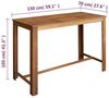 vidaXL Bartisch und Hocker-Set 7-tlg. Akazienholz Massiv 246670 Bild 2