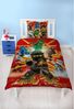 BERONAGE Kinderbettwäsche Lego Ninjago Champion Fire Bettwäsche Linon / Renforcé, 100% Baumwolle, 2 teilig, 135x200 + 80x80 cm Bild 4