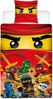 BERONAGE Kinderbettwäsche Lego Ninjago Champion Fire Bettwäsche Linon / Renforcé, 100% Baumwolle, 2 teilig, 135x200 + 80x80 cm Bild 3