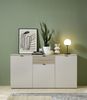 Sideboard >Ina< in Cashmere / Riva Eiche Dekor - 90x180x45cm (BxHxT) Bild 2