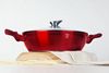 Berlinger Haus Kochen Berlinger Haus Granit-Woktopf 32cm 4.9l Metallic Line Burgundy BH1264N Bild 5
