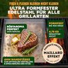 Blumtal Grillplatte Set Plancha Grillplatte Edelstahl inkl. 2 Grillspachteln & Ölflasche (Spar-Set, 4-St), Plancha Grill Set 30x40 cm – Edelstahl, rostfrei & robust für Gasgrill Bild 3