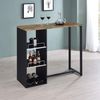 IDIMEX Säulen-Esstisch PIAVA, Bartisch Stehtisch Küchentheke Bartresen mit Regal modernes Design Bild 2