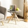 SAFAVIEH Modern Concrete Outdoor Accent Table, in Dark Grey Bild 2