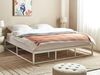 Bett mit Lattenrost VIRY 180 x 200 cm Metall Weiß Bild 2