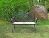 Garden Pleasure 'AMARILLO' Bank, Mosaik, Eisen braun / ocker / beige, 97 x 115 x 57 cm Bild 4