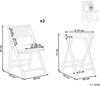 Bistro Set SAVELLETRI Holz Heller Holzfarbton Bild 3