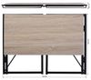 MEUBLE COSY Schreibtisch Computertisch Arbeitstisch Konferenztisch Laptop PC Tisch Home Büro Klappbar Platzsparend Bild 3