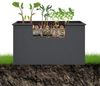 osoltus Hochbeet Set Schneckenkante Stahl verzinkt Anthrazit 150 x 75 cm Bild 5