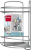 Metaltex Eck-Duschregal mit 2 Etagen Onda Silbern 443454 Bild 4