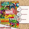Wohndecke Marvel Decke Comics 130x170 cm, BERONAGE, passend zur Bettwäsche, ideal für Sofa, Couch, Bett, Auto, Camping Bild 3