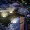 esotec Gartenstrahler 3er Set Solar Unterwasserleuchten Splash 3000K warmweiß 20lm 102149, LED fest integriert Bild 2