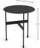 Spinder MIRA LOW Beistelltisch, Stahl, skandinavisch, ultramarinblau Bild 3