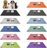 SanoZoo® Napfunterlage - Öko-TEX - Made in Germany - rutschfeste Futtermatte für Hunde & Katzen 30x40 cm Lila, wasserfest Bild 2