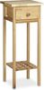 Relaxdays Telefontisch, MDF Walnuss, 60 x 25 x 25 cm Bild 4