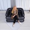 Avenli aufblasbares Sofa 198 x 138 x 62 cm wandelbar zum Doppel-Luftbett, schwarz Bild 2