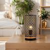 Marrakesch Orient & Mediterran Interior Nachttischlampe 2er Set Moderne Deko Tischlampe Nachttischlampe Lampe Tuza Schwarz, Leuchtmittel nicht im Lieferumfang, Handarbeit Bild 4