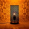 Marrakesch Orient & Mediterran Interior Nachttischlampe 2er Set Moderne Deko Tischlampe Nachttischlampe Lampe Tuza Schwarz, Leuchtmittel nicht im Lieferumfang, Handarbeit Bild 3