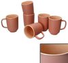 Ritzenhoff & Breker Becher Ritzenhoff 6x Jasper Kaffeebecher 250ml H10,4cm Puder Tee-Tassen, Steingut Bild 2