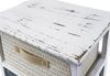 Kobolo Regal Holzregal white washed mit 3 Schubfächern Bild 5