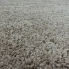 HomebyHome Shaggy Hochflor Teppich Wohnzimmer 160x230 cm Natur - Teppich Flauschig, Modern, Plüsch und Extra Weich - Ideal für Schlafzimmer, Esszimmer und als Küchenteppich Bild 5