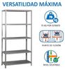 SimonRack Schwerlastregal, Lagerregal, 200 x 100 x 40 Metallregal, Kellerregal, Biegestelle 75 kg, 5 Fachböden, Galvanisiert - Advantage Bild 5