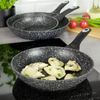 Klausberg Klausberg Set mit 3 Pfannen 20 cm, 24 cm, 28 cm Marmo Gold KB7290 Bild 2
