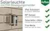 LED Solar Wandleuchte PIR Bewegungsmelder, IP44, Edelstahl Bild 2