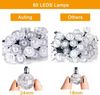Auting Solar LED lichterkette balkon außen,Solar Kristall Kugeln Warmweiß 60 LEDs 11M 8 Modi Außer Innen Lichter Beleuchtung für Garten,Bäume,Terrasse,Weihnachten,Partys Bild 5