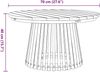 vidaXL Beistelltisch Braun 70 x 70 x 40 cm Massivholz Teak 42006350 Bild 3