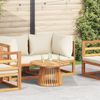 vidaXL Beistelltisch Braun 70 x 70 x 40 cm Massivholz Teak 42006350 Bild 2