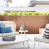 Ribelli® PVC Sichtschutzmatte Sichtschutzzaun Sichtschutz Zaun Balkon Windschutz (80x300 cm, Braun) Bild 2