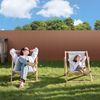 Ribelli® PVC Sichtschutzmatte Sichtschutzzaun Sichtschutz Zaun Balkon Windschutz (80x300 cm, Braun) Bild 4