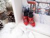 ZauberDeko Geschenkbox Geldgeschenk Verpackung Gutschein Skiurlaub Ski Rot Weihnachten Bild 3