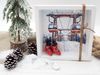 ZauberDeko Geschenkbox Geldgeschenk Verpackung Gutschein Skiurlaub Ski Rot Weihnachten Bild 4