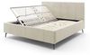 Polsterbett >Lizzano mit BK< Liegefläche 180x200cm, beige, Stellmaß: 198x115x219cm (BxHxT) Bild 4