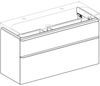GEBERIT SMYLE SQUARE Waschbeckenunterschrank 118,4 cm breit, Anthrazit Bild 3