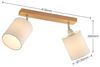 Lindby Deckenstrahler Imarin, Holz IP20, 2 x 15 W LED Bild 5