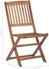 vidaXL Klappbare Gartenstühle 6 Stk. Massivholz Akazie 3074938 Bild 2