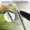 ML-DESIGN Hängematte Doppelhängematte mit Stahlgestell für 2 Personen, XXL Hängesessel Schwarz mit Tragetasche und Ständer für Garten/Balkon Bild 4