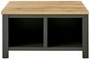 Lomadox Couchtisch CINCINNATI-61, Landhaus mit Klappe in grün mit Wotan Eiche, B/H/T: 93/50/93cm Bild 5