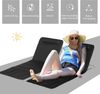 Outsunny Strandmatte, 2er Set Faltbare Strandmatratze, 5-stufige Höhenverstellbare Strandliege mit Tragetasche, Stahl, Schwarz, 134 x 48 x 33-43 cm Bild 4