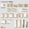 Flex-Well Hängeschrank Hängeschrank Küche - 80 cm breit - Sonoma Eiche – Salerno Bild 5