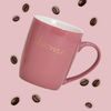 matches21 HOME & HOBBY Tasse Schöne Kaffeetassen 6er Set einfarbig Herzen mit Spruch Home, 6-tlg, Porzellan, Tee Kaffee-Becher, klassisch, rosa pink weiss goldfarben, 300 ml Bild 5