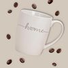 matches21 HOME & HOBBY Tasse Schöne Kaffeetassen 6er Set einfarbig Herzen mit Spruch Home, 6-tlg, Porzellan, Tee Kaffee-Becher, klassisch, rosa pink weiss goldfarben, 300 ml Bild 3