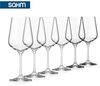 SAHM Rotweinglas Weingläser Rotwein Set 6er - Rotweingläser, Edles Glas, 100% recyclebar Bild 5