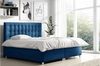 99rooms Riverside Boxspringbett Velours 120x200 cm Dunkelblau Bild 2