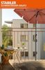 4smile Sonnenschirm Balkon SunnyShade, 200x125 cm, Orange - UPF 50+ Sonnenschirm rechteckig als Sonnenschutz Balkon - SunnyEasy Balkon-Schirm mit 2 x Sonnenschirmhalter + Sonnenschirmhülle Bild 4